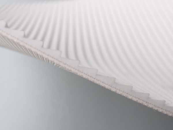5mm 白色 搓衣板纹输送带