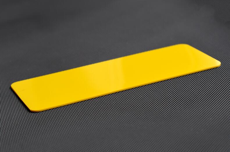 2.0mm 黄一面平一面亚光